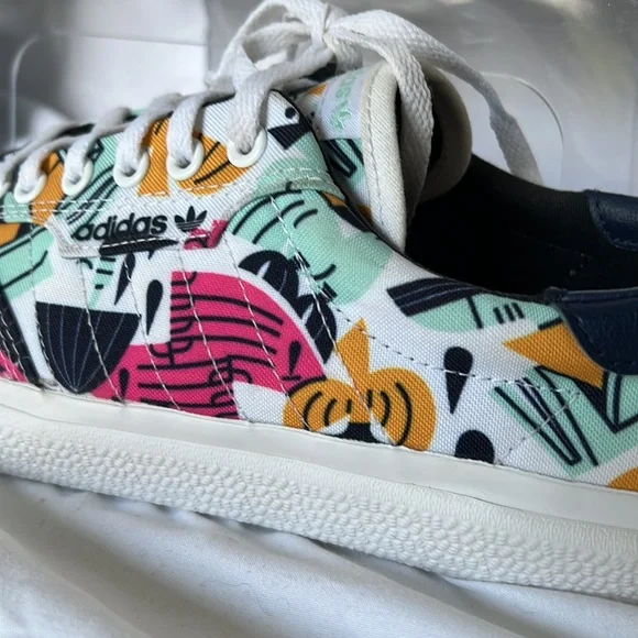 Adidas Originals 3MC Vulc Skateboarding White Lace Up Mens Trainers DB3607 sz10 - Picture 7 of 14